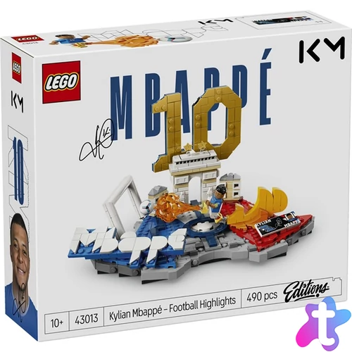 LEGO® Editions Kylian Mbappé – A futball legjobb pillanatai 43013