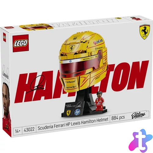 LEGO® Editions Scuderia Ferrari HP Lewis Hamilton sisakja 43022