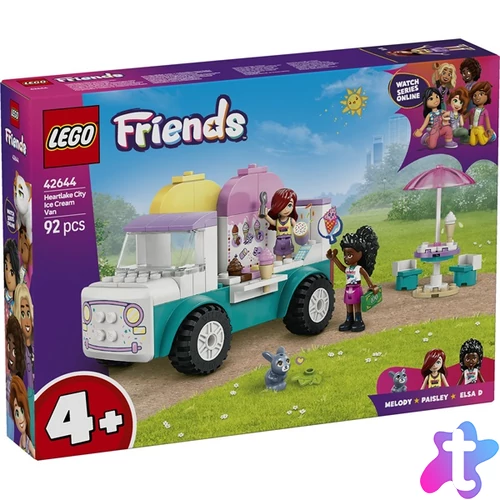 LEGO® Friends Heartlake City fagylaltos kocsi, történetmesélős építőkészlet 42644