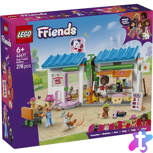 LEGO® Friends Jutifalat pékség, játék építőkészlet 42677