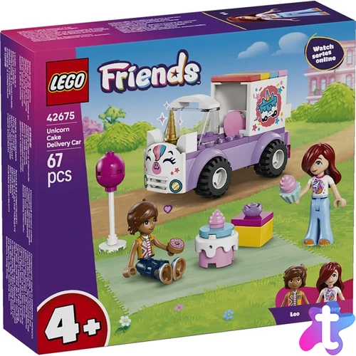 LEGO® Friends Unikornisos tortaszállító autó, játék 42675