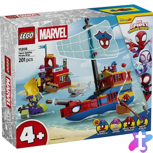 LEGO® | Marvel Póki és csodálatos barátai A pókcsapat kalózhajója 11208