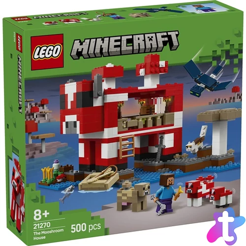 LEGO® Minecraft® A múúmbák háza, szigeten játszódó, gamer játékkészlet gyerekeknek 21270