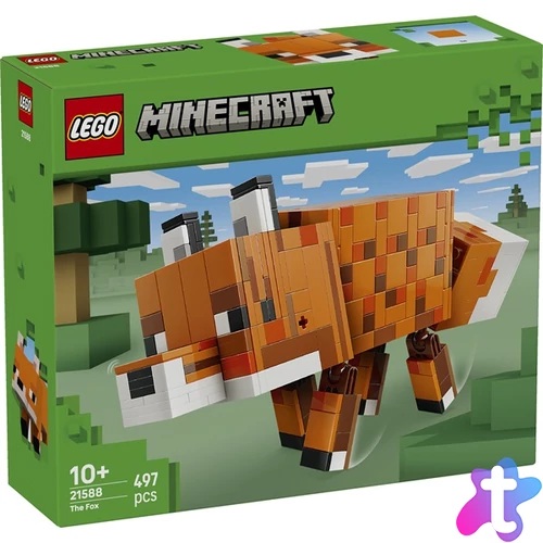 LEGO® Minecraft® A róka, gaming dekoráció és ajándék játék 21588