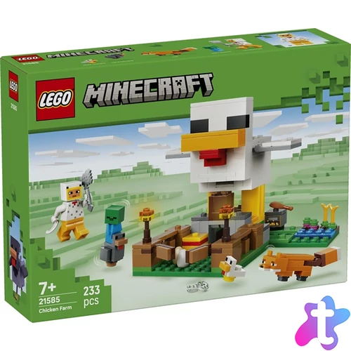 LEGO® Minecraft® Csirkefarm – Gaming építőjáték 21585