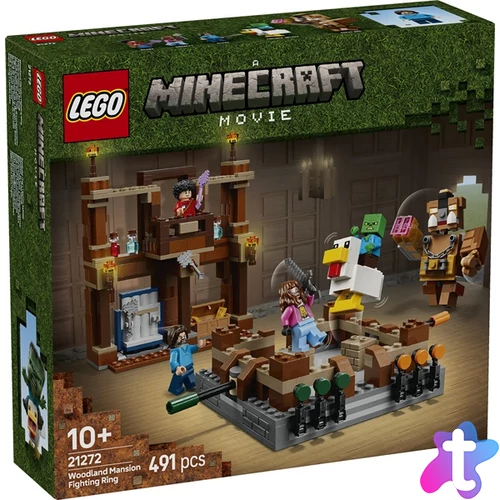 LEGO® Minecraft® Küzdőtér az erdei háznál, gamerjáték mobfigurákkal 21272