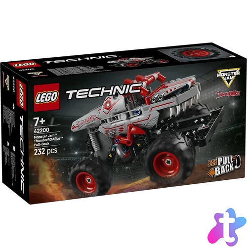 LEGO® Monster Jam™ ThunderROARus™ hátrahúzhatós játék autó 42200