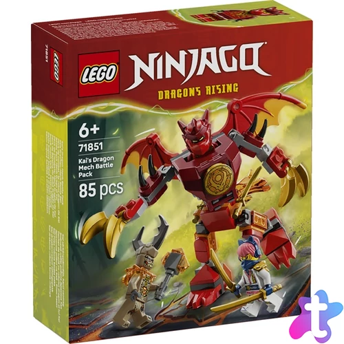 LEGO® NINJAGO® Kai sárkánypáncélja, harci csomag, Robotos játék 71851