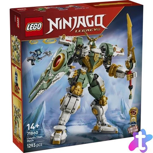 LEGO® NINJAGO® Lloyd titánpáncélja a 15. évfordulóra játék 71860