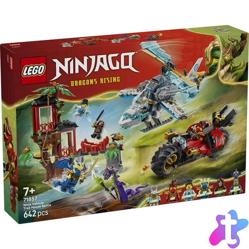 LEGO® NINJAGO® Nindzsajárművek csatája a lombháznál játékkészlet 71857