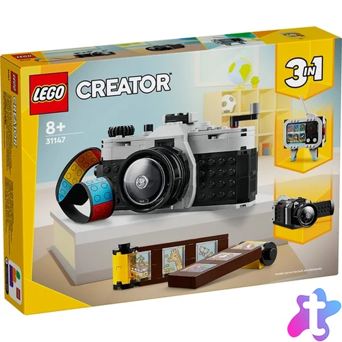 LEGO® Retró fényképezőgép 3 az 1-ben játék 31147