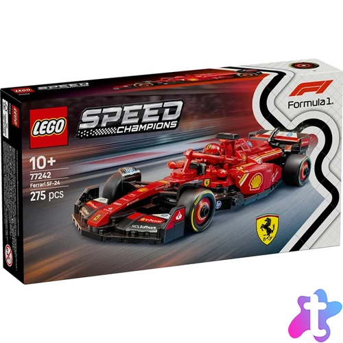 LEGO® Speed Champions Ferrari SF-24 F1® versenyautó, pilótaszett 77242