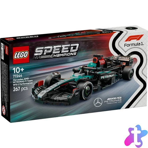 LEGO® Speed Champions Mercedes-AMG F1® W15 versenyautó, játék jármű 77244