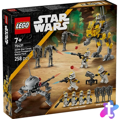 LEGO® Star Wars™ 327. klónkatonák harci csomag, ajándékszett 75431