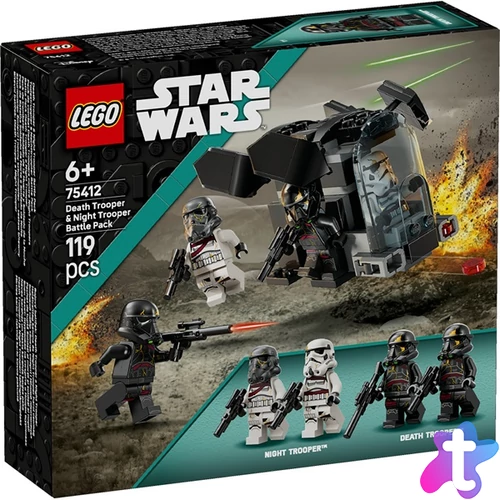 LEGO® Star Wars™ Halálcsillag katona és Night Trooper harci csomag, építőjáték 75412