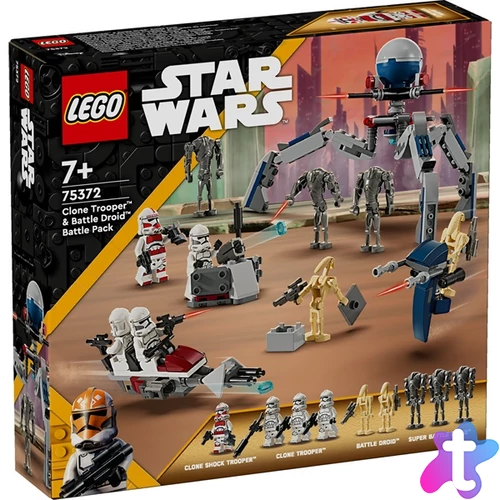 LEGO® Star Wars™ Klónkatona™ és harci droid™ harci csomag 75372