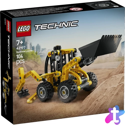 LEGO® Technic Árokásó rakodó építőipari játék járművet tartalmazó szett 42197