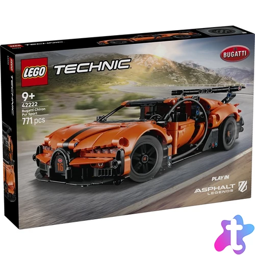 LEGO® Technic Bugatti Chiron Pur Sport hiperautó 42222
