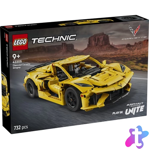LEGO® Technic Chevrolet Corvette Stingray, autómodell-készlet, járműves játék 42205