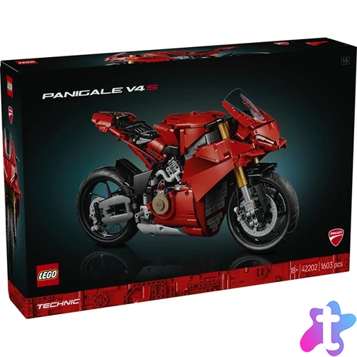 LEGO® Technic Ducati Panigale V4 S motorkerékpár modellépítőszett 42202
