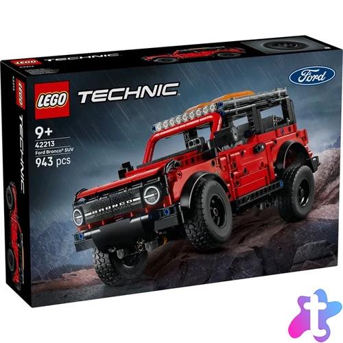 LEGO® Technic Ford Bronco® SUV K autómodell-készlet, STEM-építőjáték 42213
