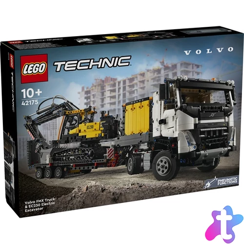 LEGO® Technic Volvo FMX teherautó és EC230 elektromos markoló 42175