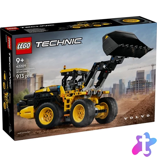 LEGO® Technic Volvo L120 Electric kerekes rakodógép, építőipari játék 42209