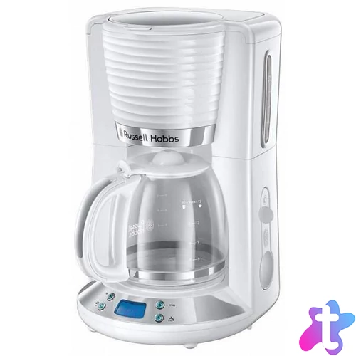 RUSSELL HOBBS Inspire 24390-56/RH kávéfőző, fehér, kompakt háztartási