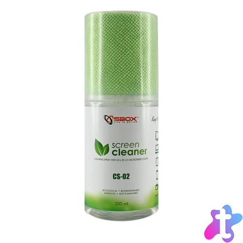 SBOX Tisztítószer CS-02, SCREEN CLEANER