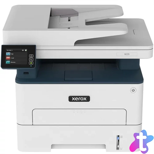 XEROX FF lézer MFP B235 NY/M/S/F, A4, 34 l/p, duplex 30.000 ny/hó, 512MB, LAN/USB/WIFI, 600x600dpi, 250+60 lap adagoló