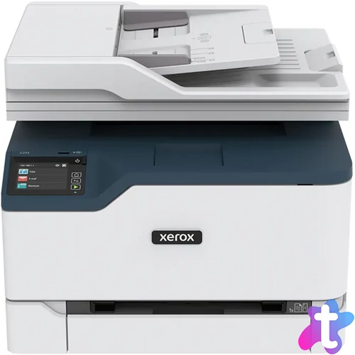 XEROX Színes lézer MFP C235, NY/M/S/F, A4, 22 l/p, duplex, 30000 ny/hó, 512MB, LAN/USB/WiFi, 600x600dpi, 250 lap adagoló
