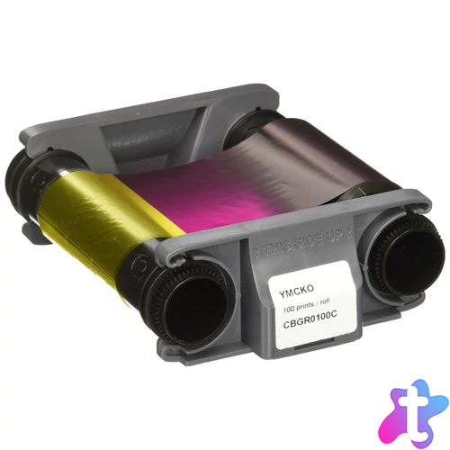 Badgy Evolis CBGR0100C színes szalag