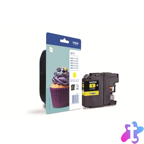 Brother LC-123Y Yellow tintapatron