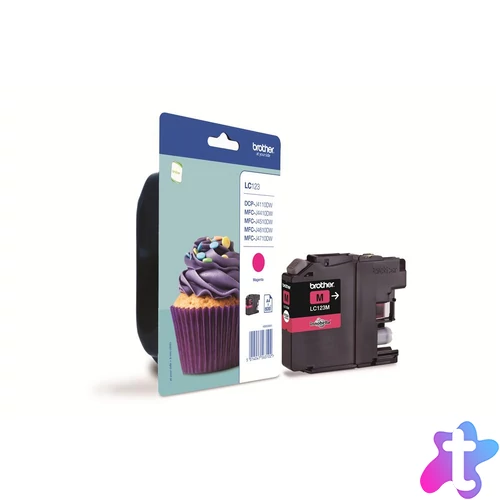 Brother LC-123M Magenta tintapatron