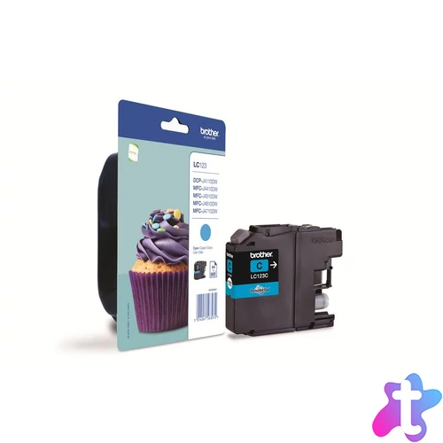 Brother LC-123C Cyan tintapatron