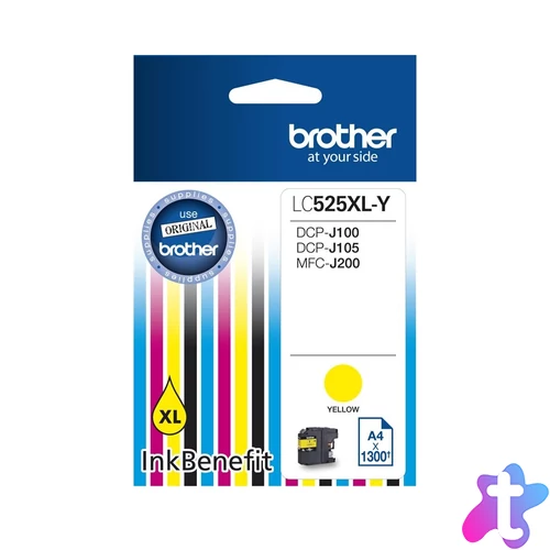 Brother LC-525XL-Y Yellow tintapatron