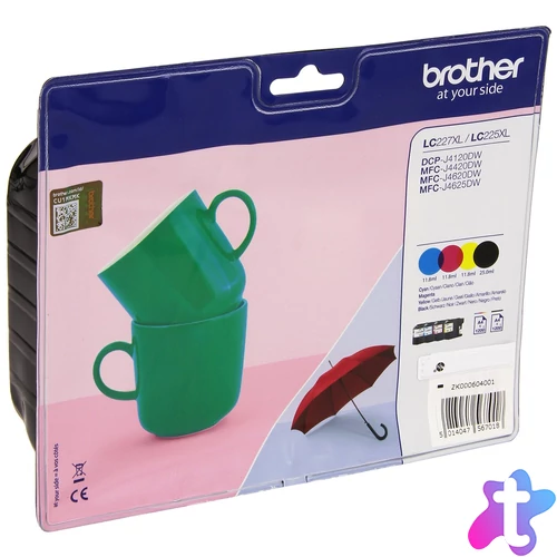 Brother LC227XL Value-Pack, BKCMY patron