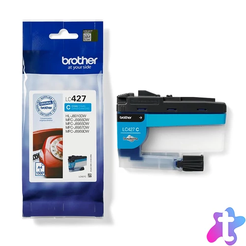 Brother LC427C Cyan tintapatron