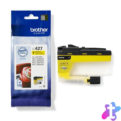 Brother LC427Y Yellow tintapatron