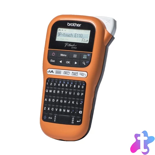 Brother PT-E110VP Címkenyomtató Orange/Black