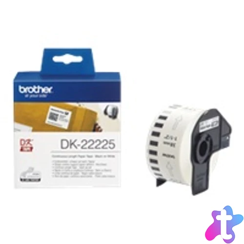 Brother DK-22225 folytonos szalagcímke 38mm x 30,48m öntapadós White címkenyomtató szalag