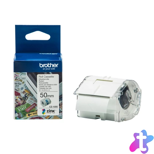 Brother CZ-1005 színes folytonos szalagtekercs (50mm) White 5m címkenyomtató szalag