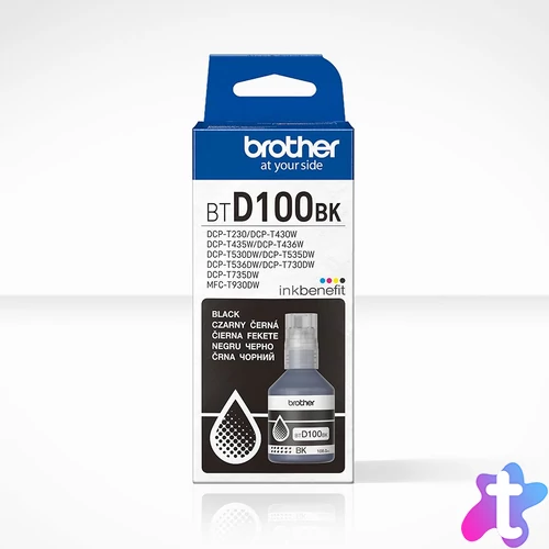 Brother BTD100BK Black tintapatron