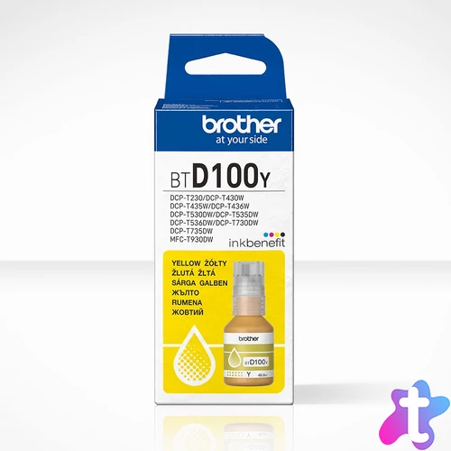 Brother BTD100Y Yellow tintapatron