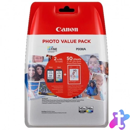 Canon PG-545XL/CL-546XL Photo Value Pack tintapatron
