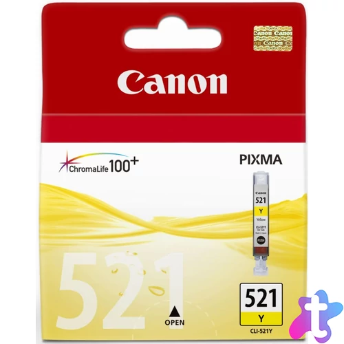 Canon CLI-521Y Yellow tintapatron