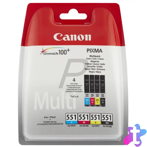 Canon CLI-551 Multipack tintapatron