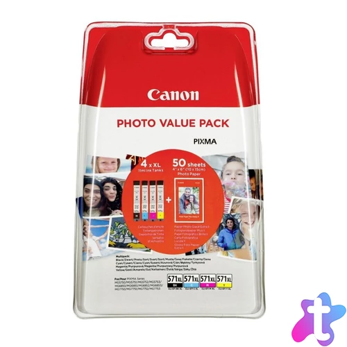 Canon CLI-571XL Photo Value Pack patron