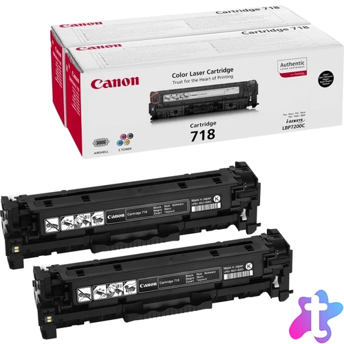 Canon CRG 718 Double Black toner