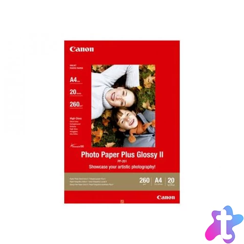 Canon PP-201A 260g A4 20db Fényes Fotópapír